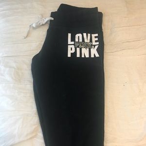 Black VS Pink Leggings, Medium